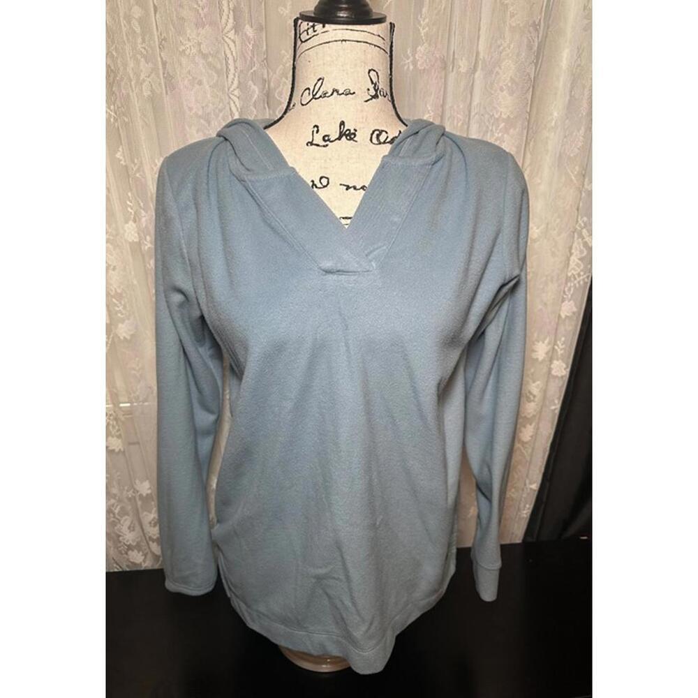 Gaiam Women’s Blue Pullover Hoodie Long Sleeve Top Size Small